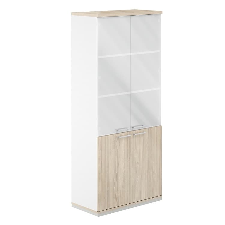 Шкаф со стеклом Norden Allegro AG.210.WH.AR.AR.GL