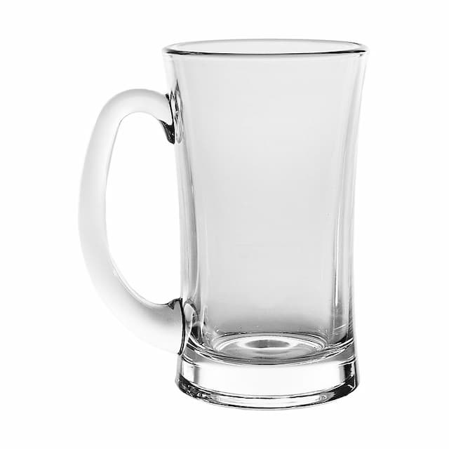 Кружка пивная "Lugano" 330мл h133мм d78/112мм, стекло 1P00740