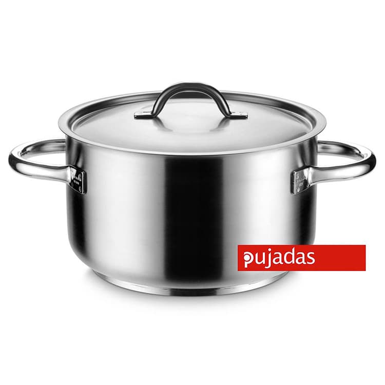 Кастрюля 10,2 л, 28х17,5 см с крышкой нерж. 18/10 Pujadas, арт. 85100049