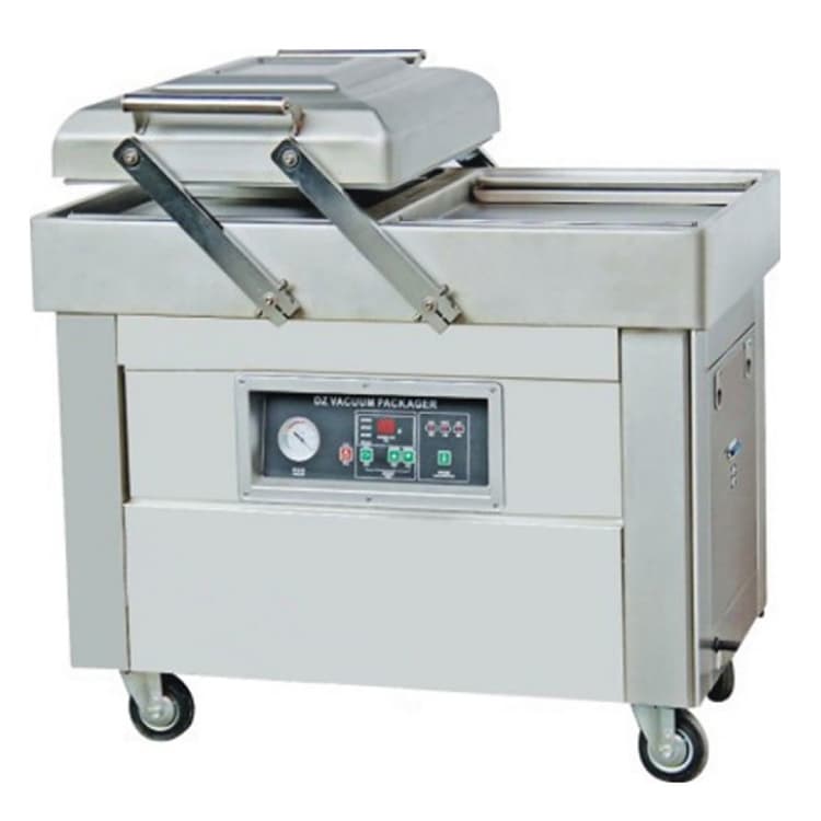Вакуумный упаковщик Hualian DZQ-400/2SB SS (нерж. сталь) с функцией газонаполнения
