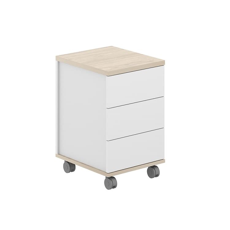Тумба мобильная с замком Norden Allegro AG.271.WH.AR.WH
