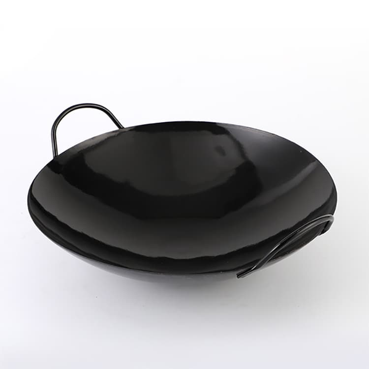 Сковорода P.L. Proff Cuisine WOK 30 см с двумя ручками черная сталь, арт. 81259216