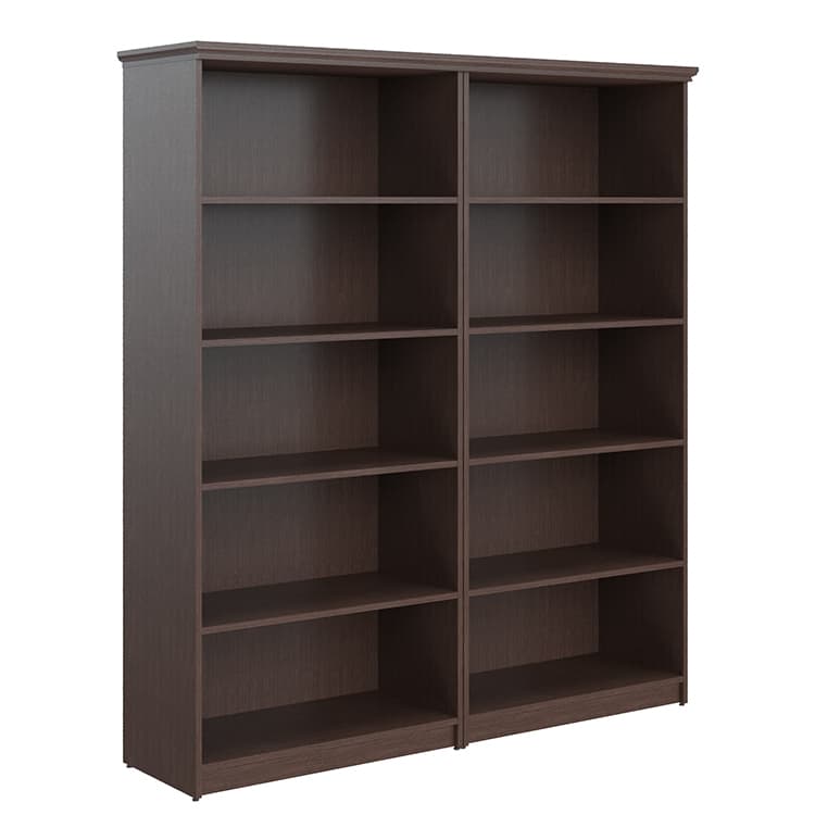Стеллаж высокий 2-х секционный Skyland RHC 180 венге магия 1808х466х2023 RAUT