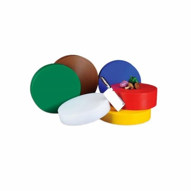 Колода для рубки MVQ F3396 пластик D45CM H5CM красная