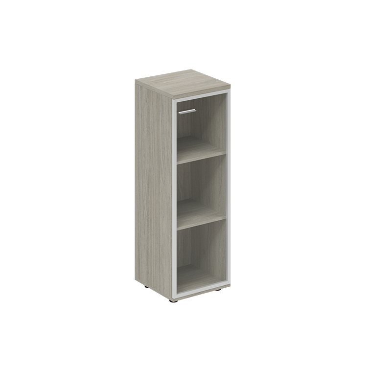 Шкаф средний со стеклом Norden Винг WN.802.OL.AL.R