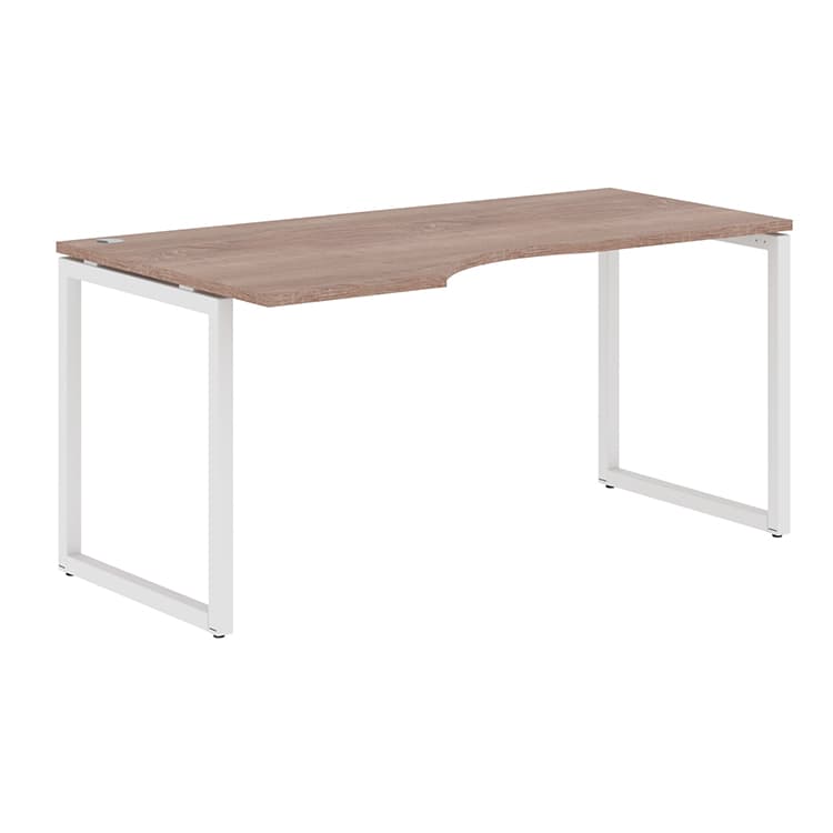 Стол эргономичный Skyland XQCET 169(L) дуб сонома/белый 1600х900х750