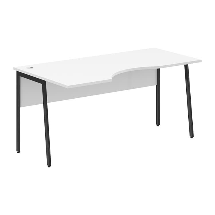 Стол прямой Skyland СА-1P(L) белый/антрацит 1600х900х755 IMAGO PLUS