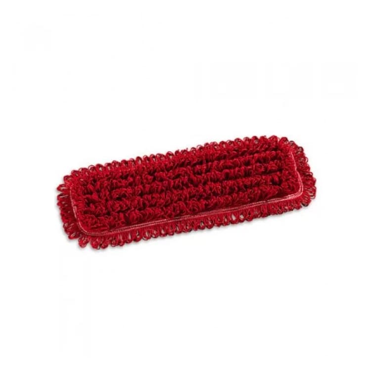Моп TTS Microriccio с кармашками, микрофибра, красный, 40x13 см
