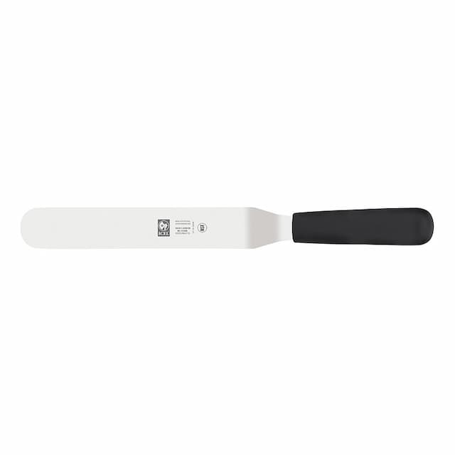 Лопатка ICEL Offset spatula 54100.6006000.150 изогнутая, 150 мм, черная ручка