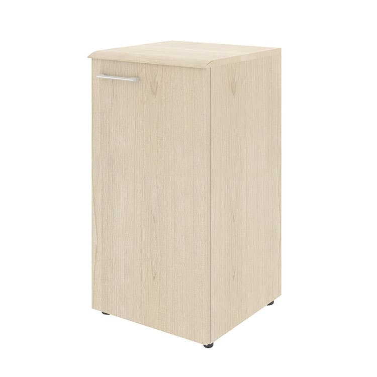 Шкаф колонка Skyland с глухой малой дверью (R) и топом WLC 42.1(R) бук тиара 432х432х814 WAVE