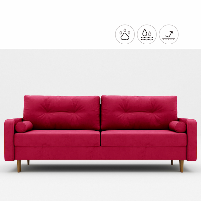 Диван Мастерфабрик Дэйо Kenya berry ткань велюр