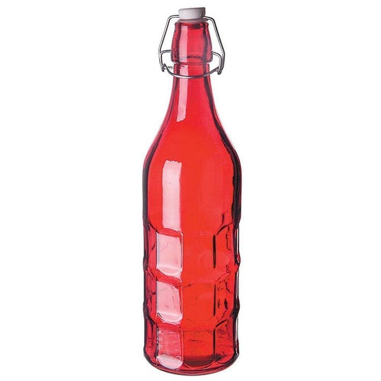 Бутылка 1 л с крышкой красная P.L. Proff Cuisine арт. 81200146