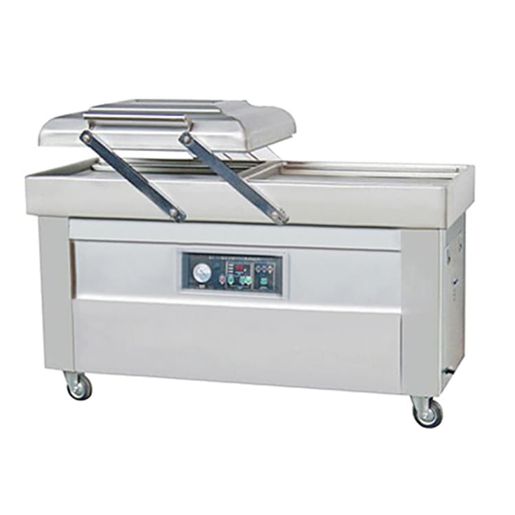 Напольная двухкамерная вакуум-упаковочная машина Hualian Machinery DZ-600/2SB (нерж.)