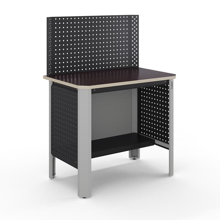 Верстак слесарный безтумбовый  с одинарным экраном Kobor Expert MW/P1-200/70
