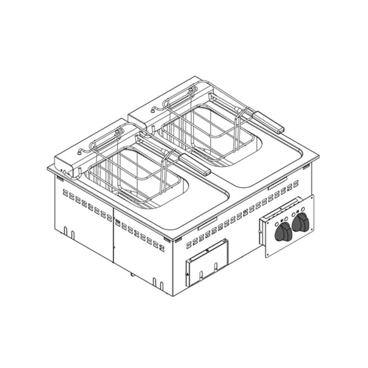 Фритюрница встраиваемая TECNOINOX DFR70E0 136031